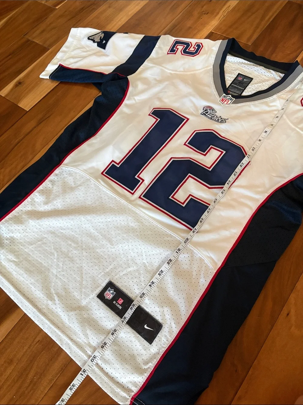 Nike New England Patriots Tom Brady #12 NFL On Field Jersey Men Size 40 Medium